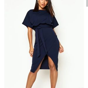 Navy Midi Dress